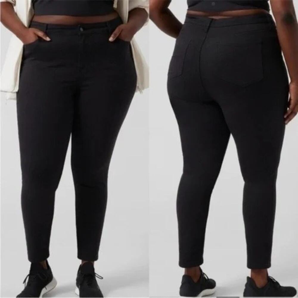 Athleta Flex Ultra Skinny Jean 631647 Black Plus Size 26